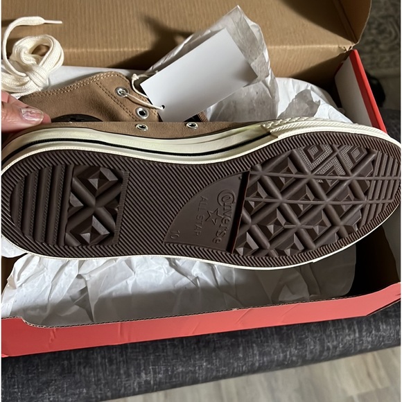 NEW Converse Chuck Taylor 70 leather High Top Sneaker men’s 10/12 woman’s in box - Picture 11 of 12